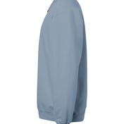 Side view of Softstyle® Midweight 1/4 Zip Sweatshirt