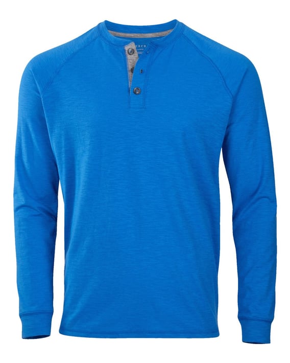 Front view of Henley Long Sleeve T-Shirt