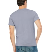 Back view of Unisex Heather CVC T-Shirt