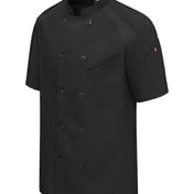 Side view of Airflow Raglan Chef Coat
