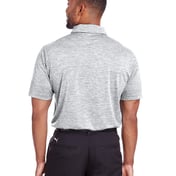 Back view of Men’s Icon Heather Polo