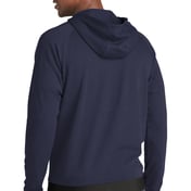 Back view of PosiCharge&reg; Strive Hooded Full-Zip