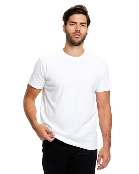 Front view of Men's Made In USA Short Sleeve Crew T-Shirt