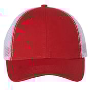 Front view of Bio-Washed Trucker Cap