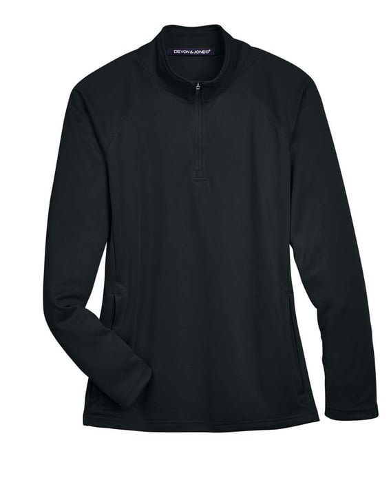 Front view of Women’s Stretch Tech-Shell® Compass Quarter-Zip Pullover