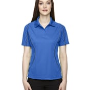 Front view of Ladies’ Eperformance Velocity Snag Protection Colorblock Polo With Piping