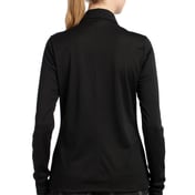 Back view of Women’s Long Sleeve Dri-FIT Stretch Tech Polo