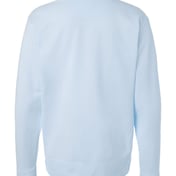 Back view of Garment-Dyed Polo Collar Sweatshirt