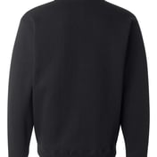 Back view of Heavyweight Fleece Quarter-Zip Sweatshirt