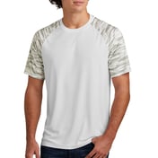 Front view of Drift Camo Colorblock Tee