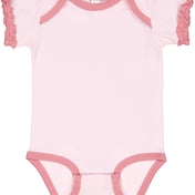 Front view of Infant Ruffle Bodysuit