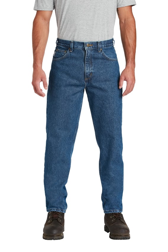 Front view of Relaxed-Fit Tapered-Leg Jean