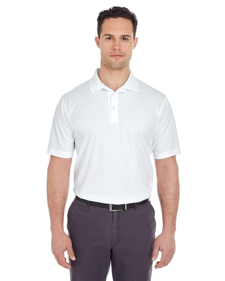 Front view of Tall Cool & Dry Mesh Piquéé Polo