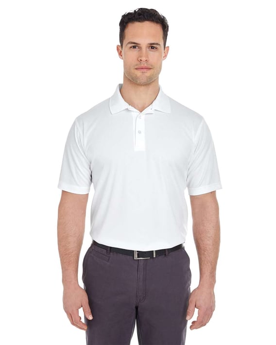 Front view of Tall Cool & Dry Mesh Piquéé Polo