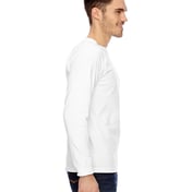 Side view of Adult 6.1 Oz., 100% Cotton Long Sleeve T-Shirt