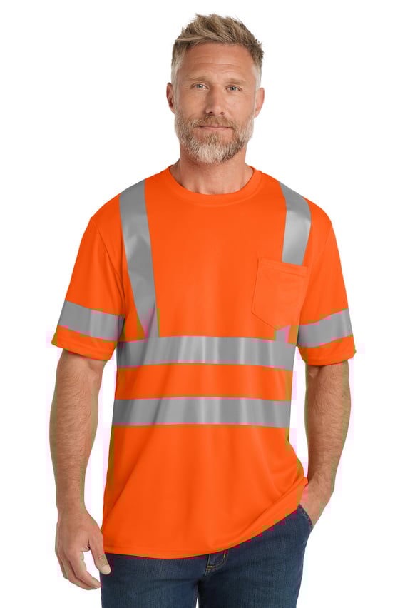 Front view of ANSI 107 Class 3 Mesh Tee