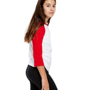 Side view of Youth Baseball Raglan T-Shirt