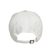Back view of Youth 6-Panel Brushed Twill Unstructured Cap