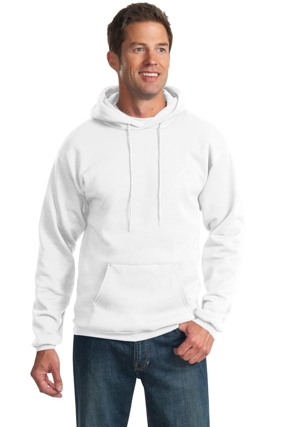 Front view of Essential Fleece Pullover Hooded Sweatshirt