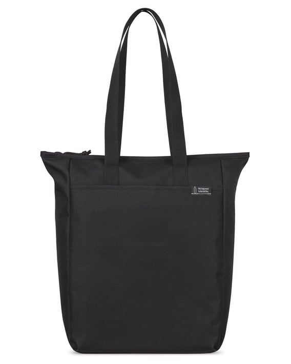 Front view of Renew RPET Zippered Tote
