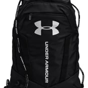 Front view of Undeniable Drawstring Backpack