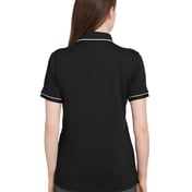 Back view of Women’s Tipped Teams Performance Polo