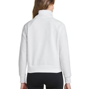 Back view of Women’s Rival Fleece Quarter-Zip Pullover
