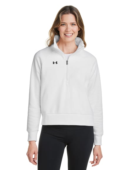 Front view of Women's Rival Fleece Quarter-Zip Pullover