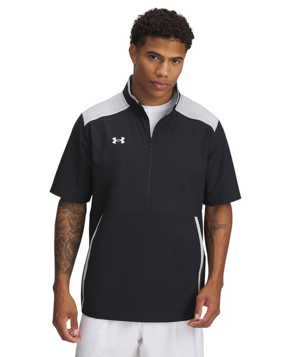 Front view of Motivate 3.0 Short Sleeve Half-Zip
