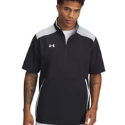 Front view of Motivate 3.0 Short Sleeve Half-Zip