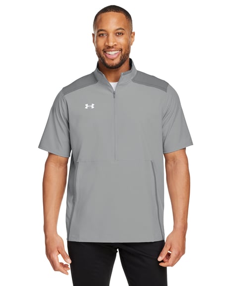 Front view of Motivate 3.0 Short Sleeve Half-Zip