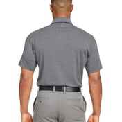 Back view of Destin Drive Striped Performance Polo