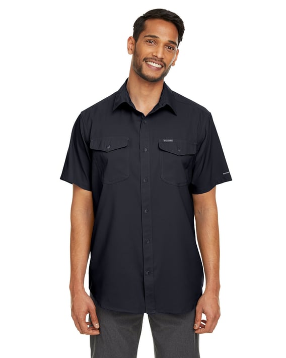 Front view of Utilizer™ II Solid Performance Short Sleeve Shirt