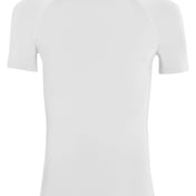 Front view of Youth Hyperform Compression Short Sleeve Shirt