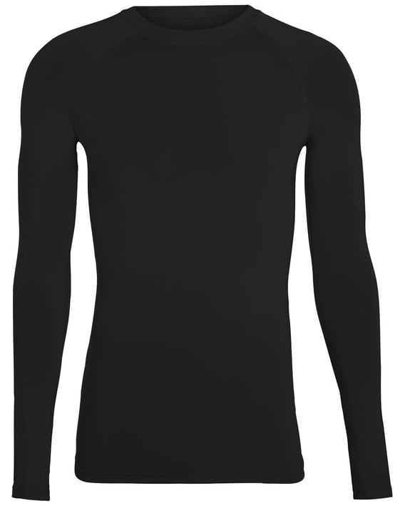 Front view of Youth Hyperform Compression Long Sleeve Shirt