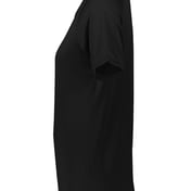 Side view of Women’s Attain Wicking V-Neck T-Shirt