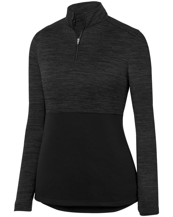 Front view of Women’s Shadow Tonal Heather Quarter-Zip Pullover
