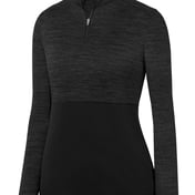 Front view of Women’s Shadow Tonal Heather Quarter-Zip Pullover