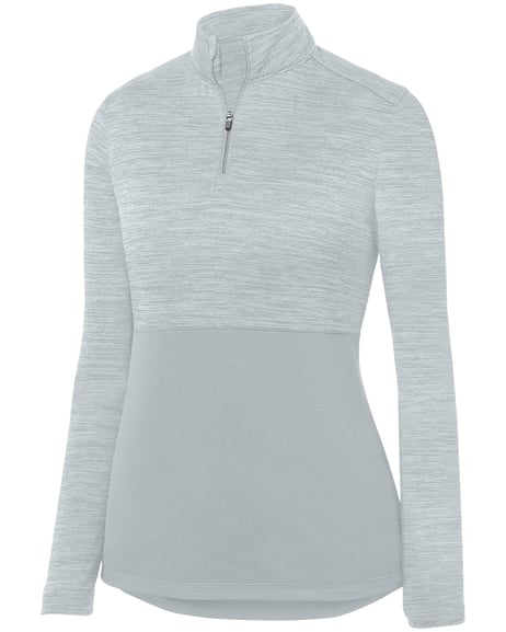Front view of Women's Shadow Tonal Heather Quarter-Zip Pullover