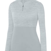 Front view of Women’s Shadow Tonal Heather Quarter-Zip Pullover