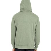 Back view of Tri-Blend French Terry Full-Zip
