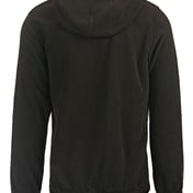 Back view of Polar Fleece Hooded Pullover