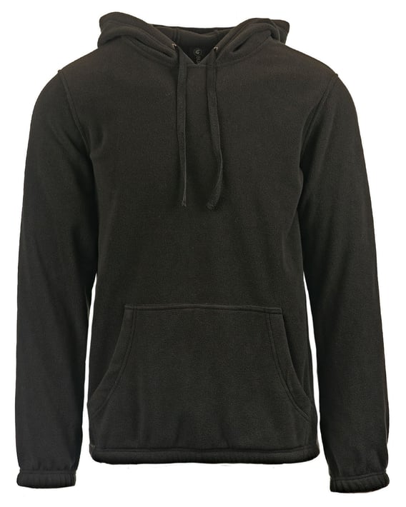 Front view of Polar Fleece Hooded Pullover