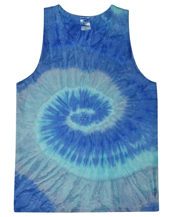 Front view of Tie-Dyed Tank Top