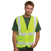 Front view of USA-Made Mesh Safety Vest