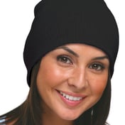 Front view of USA-Made 8½” Inch Knit Beanie