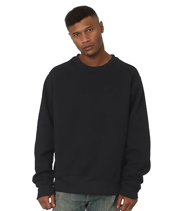 Front view of USA-Made Super Heavy Oversized Crewneck Sweatshirt