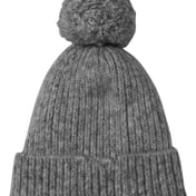 Back view of Swap-a-Pom Knit Beanie