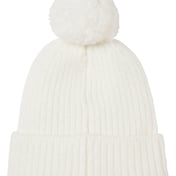 Back view of Swap-a-Pom Knit Beanie