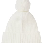 Side view of Swap-a-Pom Knit Beanie